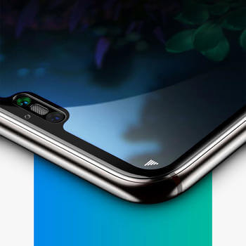 Picasee gehärtetes 3D Schutzglas mit Rahmen für Honor X8 4G - schwarz