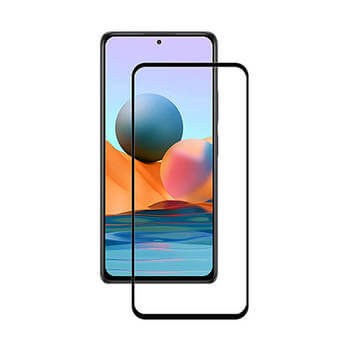 Gehärtetes 3D Schutzglas mit Rahmen für Xiaomi Redmi 10 (2022) - schwarz