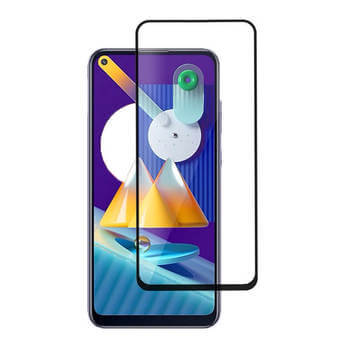 3x gehärtetes 3D Schutzglas mit Rahmen für Samsung Galaxy M13 M135F - schwarz - 2+1 gratis