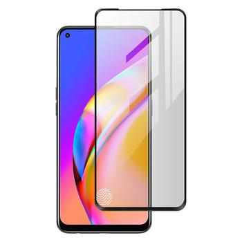 Picasee gehärtetes 3D Schutzglas mit Rahmen für OPPO A94 5G - schwarz