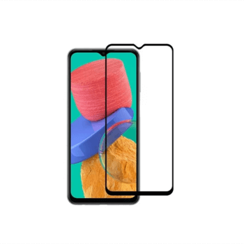 3x Picasee gehärtetes 3D Schutzglas mit Rahmen für Samsung Galaxy M23 5G - schwarz - 2+1 gratis