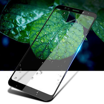 3x gehärtetes 3D Schutzglas mit Rahmen für Xiaomi Redmi 5 Plus Global - schwarz