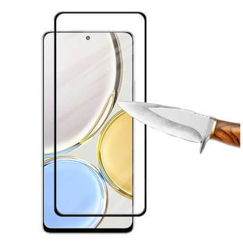 3x Picasee gehärtetes 3D Schutzglas mit Rahmen für Honor Magic5 Lite 5G - schwarz - 2+1 gratis