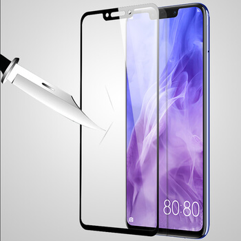 Picasee gehärtetes 3D Schutzglas mit Rahmen für Huawei Nova 3 - schwarz