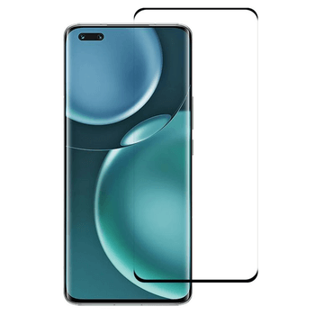 Gehärtetes 3D Schutzglas mit Rahmen für Honor Magic5 Pro - schwarz