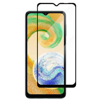 Picasee gehärtetes 3D Schutzglas mit Rahmen für Samsung Galaxy A04s A047F - schwarz