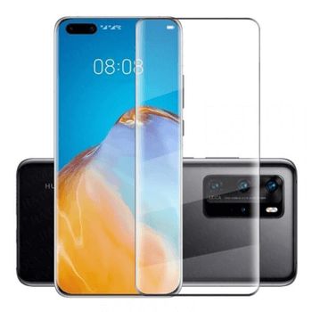 Gehärtetes 3D Schutzglas für Huawei P40 Pro - schwarz