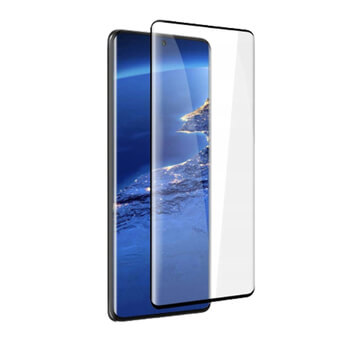 Gehärtetes 3D Schutzglas für Vivo X60 Pro 5G - schwarz
