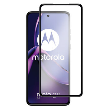 Picasee gehärtetes 3D Schutzglas mit Rahmen für Motorola Moto G84 5G - schwarz