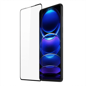 3x gehärtetes 3D Schutzglas mit Rahmen für Xiaomi Redmi Note 13 5G - schwarz