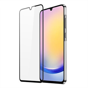 Picasee gehärtetes 3D Schutzglas mit Rahmen für Samsung Galaxy A25 A256B 5G - schwarz