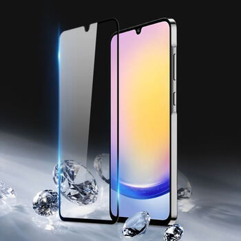 Picasee gehärtetes 3D Schutzglas mit Rahmen für Samsung Galaxy A25 A256B 5G - schwarz