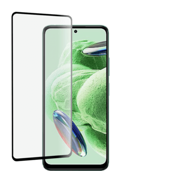 3x Picasee gehärtetes 3D Schutzglas mit Rahmen für Xiaomi Redmi Note 12 Pro 4G - schwarz - 2+1 gratis