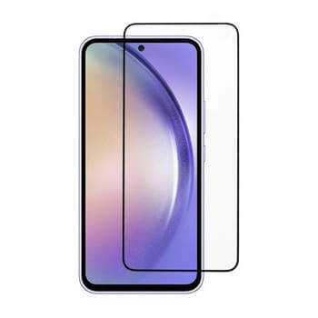 Picasee gehärtetes 3D Schutzglas mit Rahmen für Samsung Galaxy A55 5G A556B - schwarz