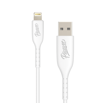 Picasee USB Kabel Lightning - USB 2.0 - Weiß