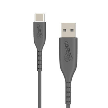 Picasee USB Kabel USB C - USB 2.0 - Schwarz