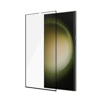 3x Picasee gehärtetes 3D Schutzglas mit Rahmen für Samsung Galaxy S24 Ultra S928B 5G - schwarz - 2+1 gratis