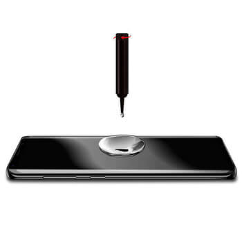 Picasee 3D UV gebogenes Schutzglas für Samsung Galaxy S22 5G