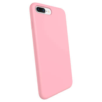 Hülle für Apple iPhone 8 Plus - Personalisierte Gravur - Rosa