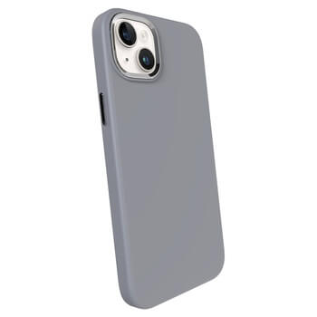 Hülle für Apple iPhone 14 Plus - Personalisierte Gravur - Grau