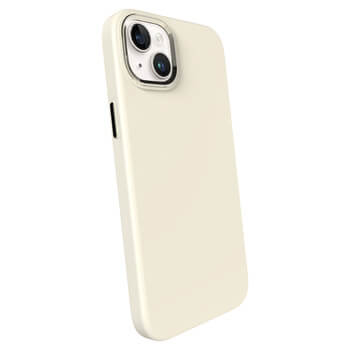 Hülle für Apple iPhone 14 Plus - Personalisierte Gravur - Beige