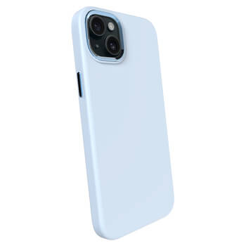 Hülle für Apple iPhone 15 Plus - Personalisierte Gravur - Blau