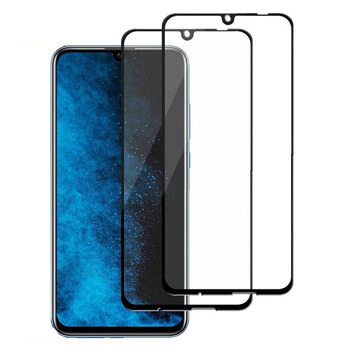 Picasee gehärtetes 3D Schutzglas mit Rahmen für Honor 10 Lite - schwarz