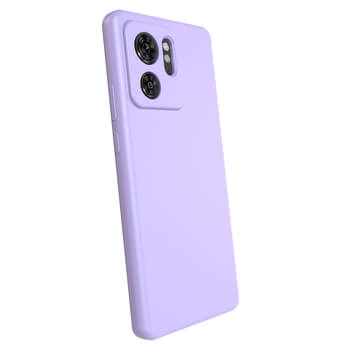 Hülle für Motorola Edge 40 - Personalisierte Gravur - Lila