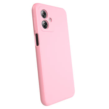 Hülle für Motorola Moto G54 5G - Personalisierte Gravur - Rosa