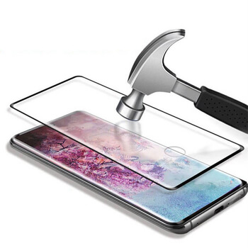 Picasee 3D gehärtetes Schutzglas für Samsung Galaxy S23 Ultra 5G - schwarz