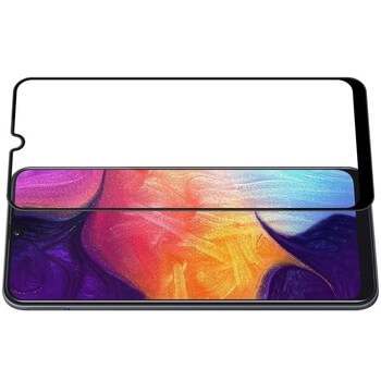 3x Picasee gehärtetes 3D Schutzglas mit Rahmen für Samsung Galaxy A40 A405F - schwarz - 2+1 gratis