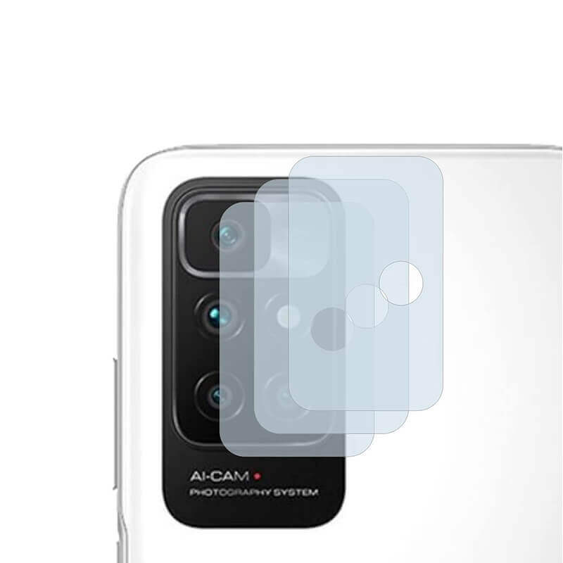 3x Gehärtetes Schutzglas Für Das Kamerobjektiv Des Mobiltelefons Xiaomi Redmi 10 (2022) 2+1 Gratis