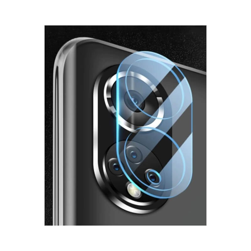 3x Picasee gehärtetes Schutzglas für das Kamerobjektiv des Mobiltelefons Honor X7 2+1 gratis