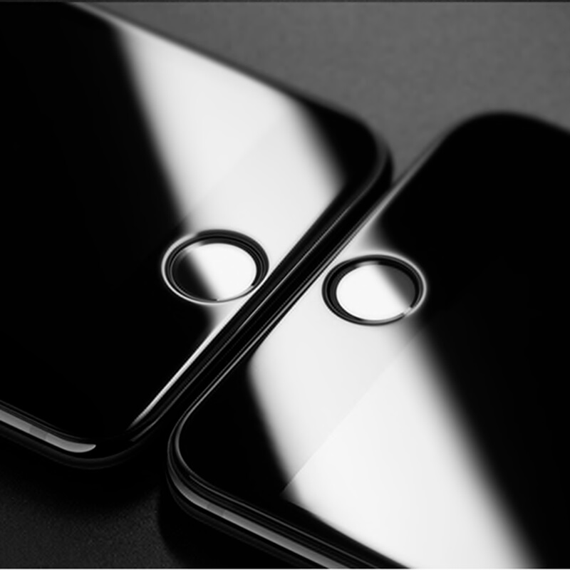 3x Picasee gehärtetes 3D Schutzglas mit Rahmen für Apple iPhone 6/6S - schwarz - 2+1 gratis