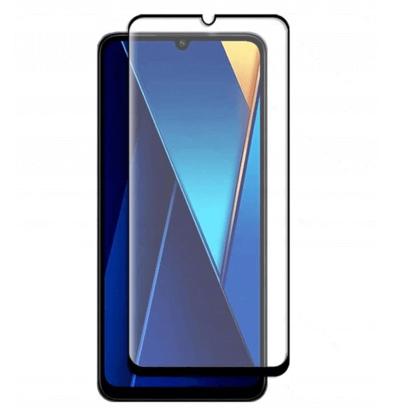 Picasee gehärtetes 3D Schutzglas mit Rahmen für Xiaomi Poco X6 Pro - schwarz