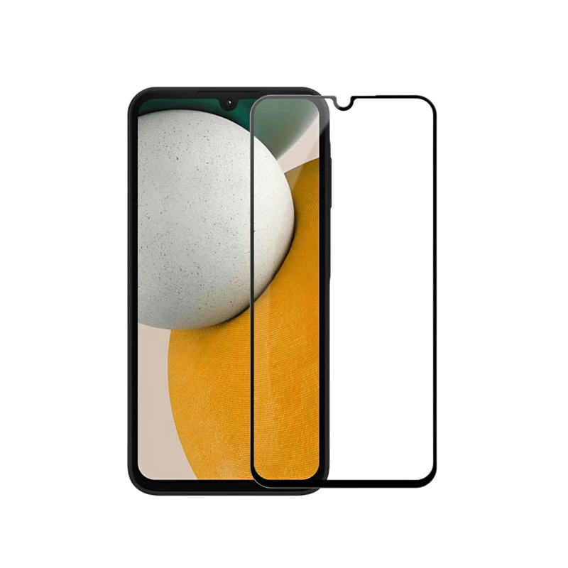 Picasee gehärtetes 3D Schutzglas mit Rahmen für Samsung Galaxy A15 A156B 5G - schwarz