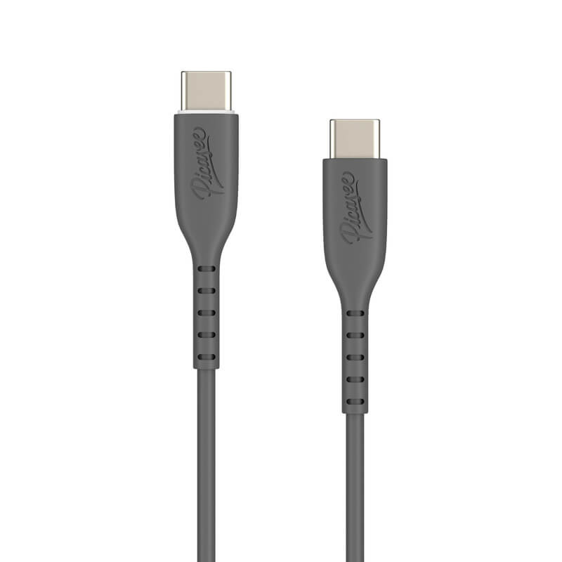 Picasee USB Kabel USB C - USB C - Schwarz