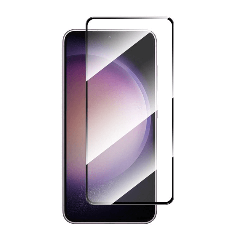 3x Picasee gehärtetes 3D Schutzglas mit Rahmen für Samsung Galaxy S24+ S926B 5G - schwarz - 2+1 gratis