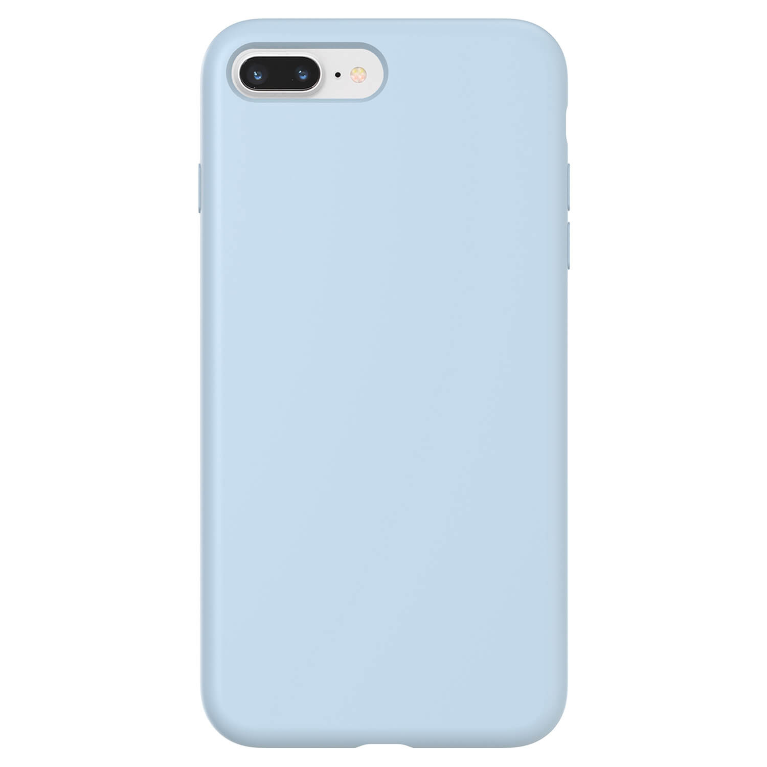 Picasee Apple iPhone 8 Plus Liquid case - Personalisierte Gravur - Blau