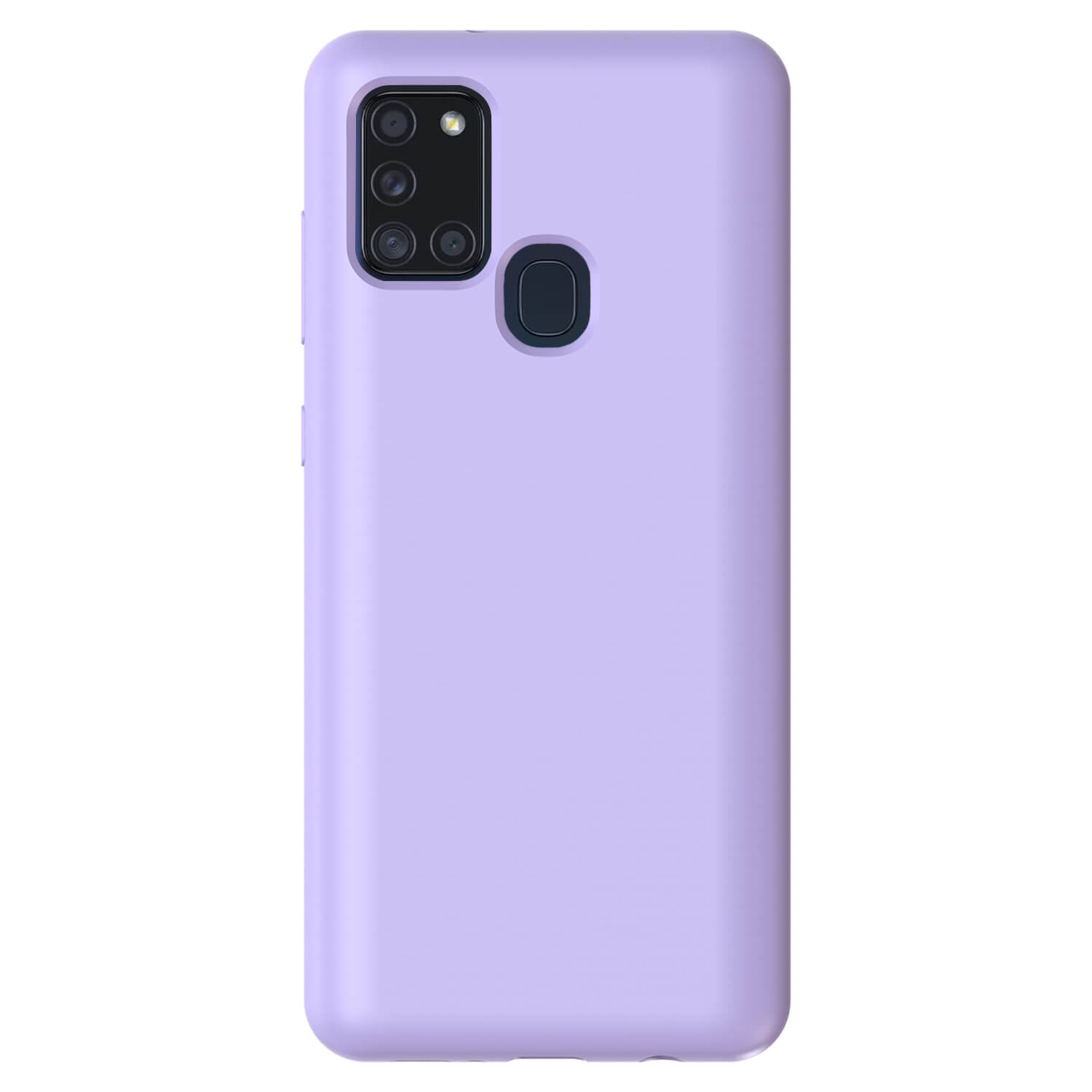 Picasee Samsung Galaxy A21s Liquid case - Personalisierte Gravur - Lila