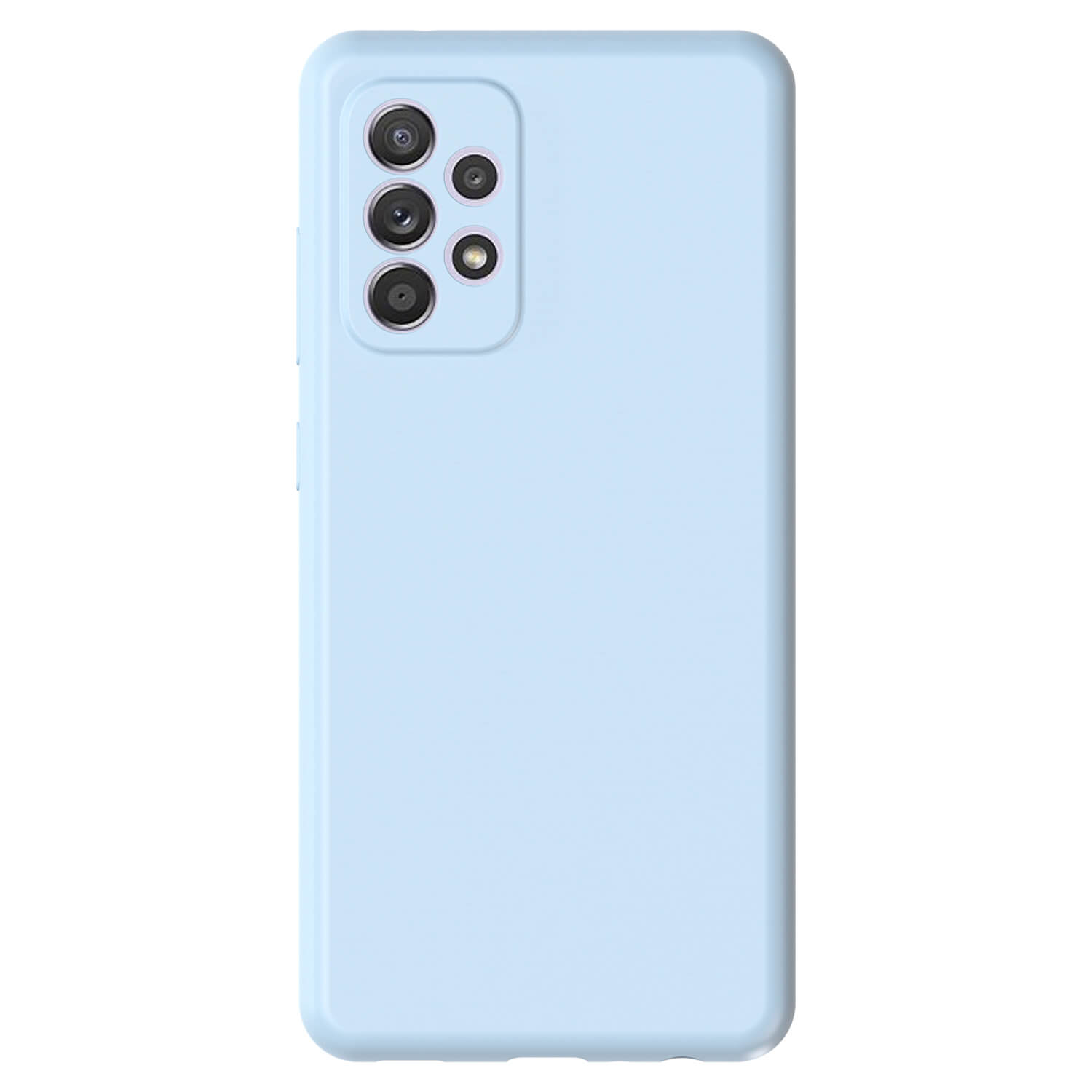 Picasee Samsung Galaxy A52 5G A525F Liquid case - Personalisierte Gravur - Blau