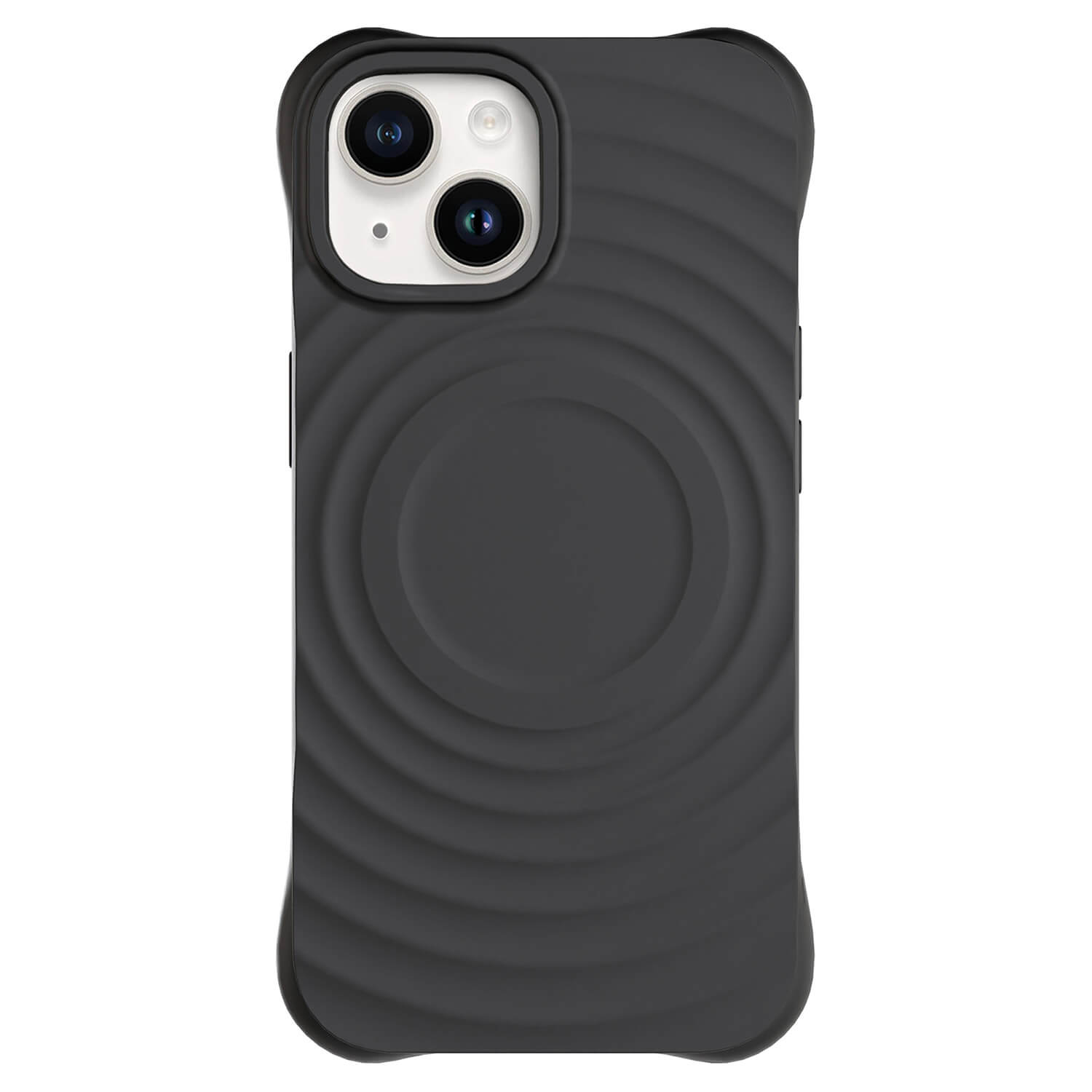 Picasee Apple iPhone 14 Shock-proof case s MagSafe - Personalisierte Gravur - Schwarz